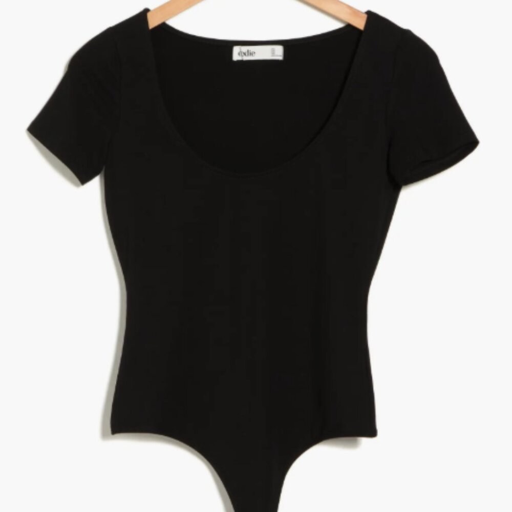 Elodie Scoop Neck Short Sleeve Bodysuit